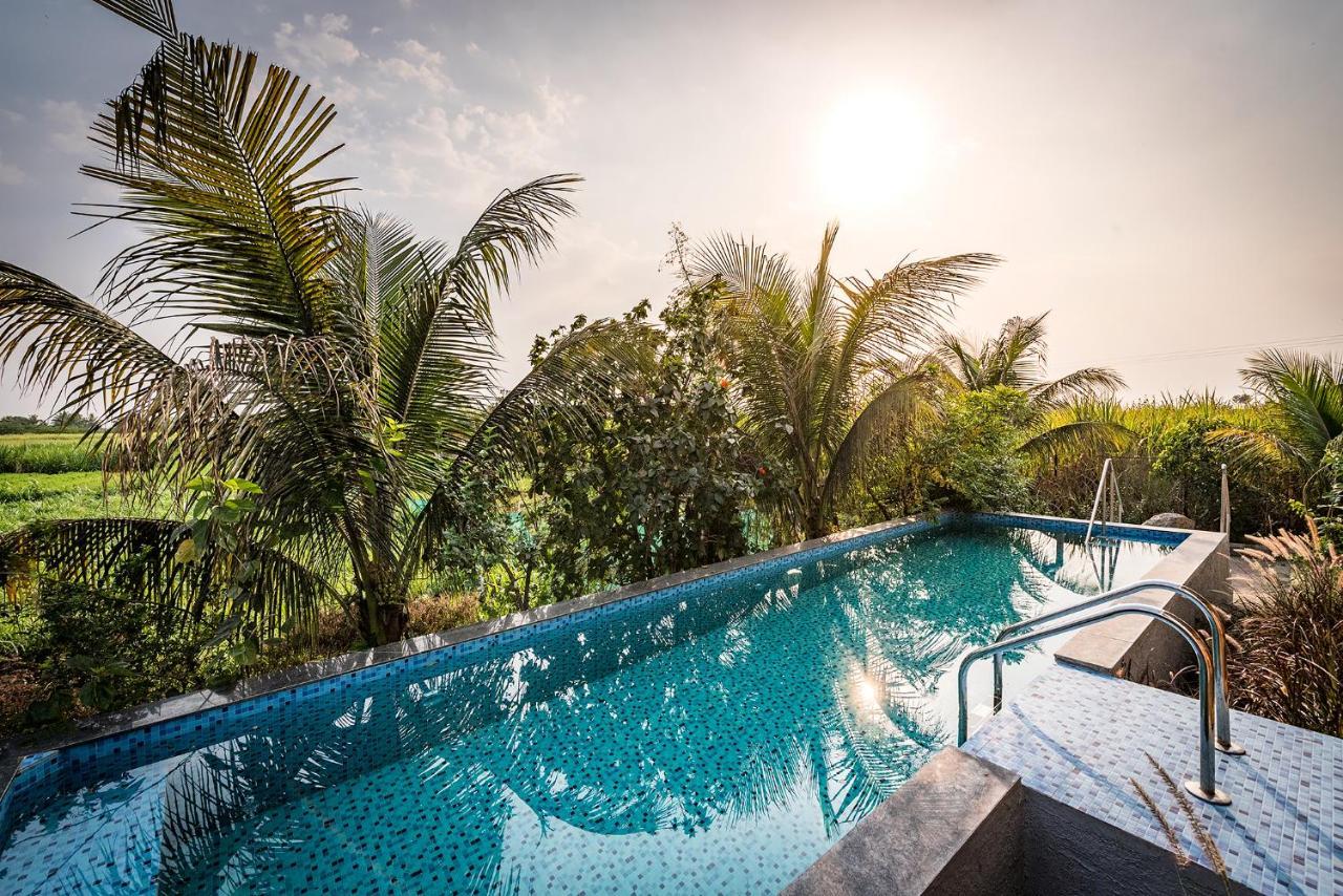 Saffronstays Happy Fields, Pune - Luxury Farmstay With Farm To Table Food المظهر الخارجي الصورة