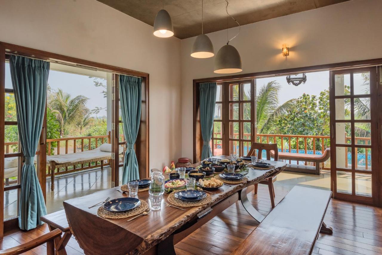 Saffronstays Happy Fields, Pune - Luxury Farmstay With Farm To Table Food المظهر الخارجي الصورة