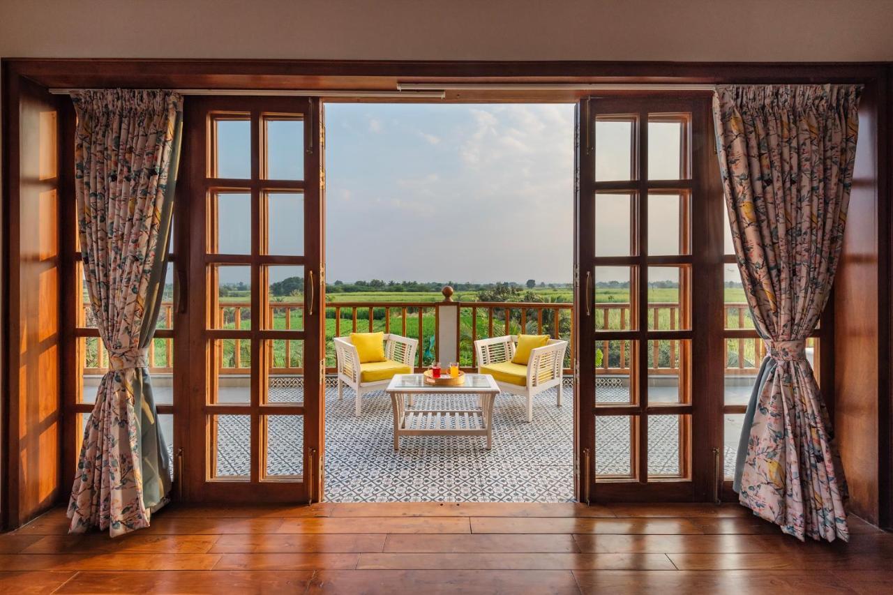 Saffronstays Happy Fields, Pune - Luxury Farmstay With Farm To Table Food المظهر الخارجي الصورة